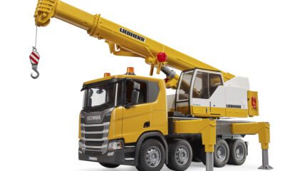 Scania Jeřáb Liebherr Bruder